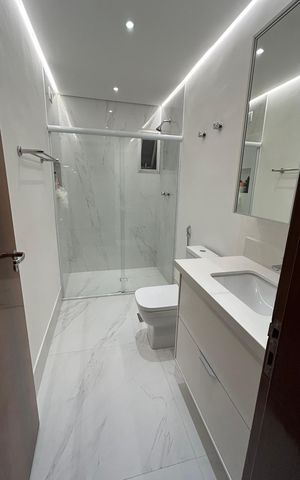 Apartamento à venda com 115m², 3 quartos e 2 vagasBanheiro social