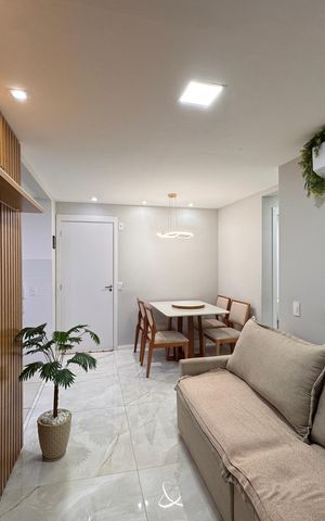 Apartamento à venda com 58m², 2 quartos e 1 vaga Apartamento à venda com 58m², 2 quartos e 1 vagaSala