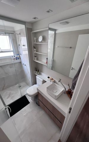 Apartamento à venda com 60m², 2 quartos e 1 vaga Apartamento à venda com 60m², 2 quartos e 1 vagaBanheiro