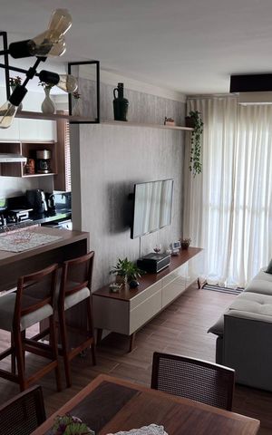 Apartamento à venda com 60m², 2 quartos e 1 vaga Apartamento à venda com 60m², 2 quartos e 1 vagaSala