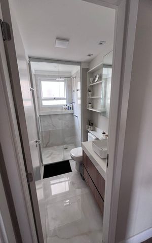 Apartamento à venda com 60m², 2 quartos e 1 vaga Apartamento à venda com 60m², 2 quartos e 1 vagaBanheiro