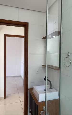 Apartamento para alugar com 63m², 2 quartos e 1 vaga Apartamento para alugar com 63m², 2 quartos e 1 vagaBanheiro Social