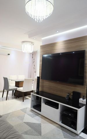 Apartamento à venda com 78m², 3 quartos e 2 vagasSala