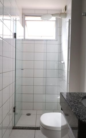 Apartamento para alugar com 60m², 2 quartos e 1 vagaBanheiro Social