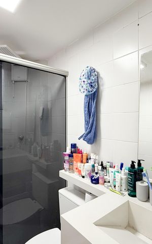 Apartamento à venda com 63m², 2 quartos e 1 vaga Apartamento à venda com 63m², 2 quartos e 1 vagaBanheiro