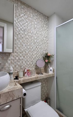 Apartamento à venda com 66m², 2 quartos e 1 vaga Apartamento à venda com 66m², 2 quartos e 1 vagaSuíte - Banheiro