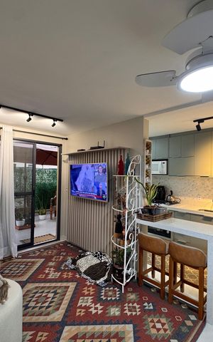 Apartamento à venda com 66m², 2 quartos e 1 vaga Apartamento à venda com 66m², 2 quartos e 1 vagaSala