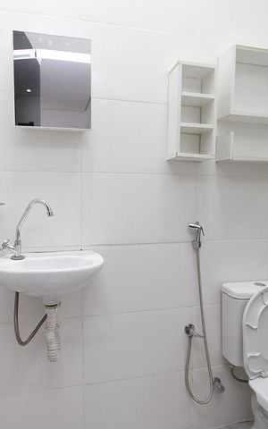 Casa de condomínio para alugar com 35m², 1 quarto e sem vagaBanheiro da Suíte