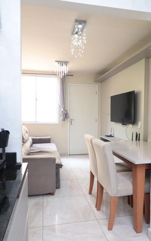 Apartamento para alugar com 36m², 2 quartos e 1 vagaCozinha e Área de Serviço