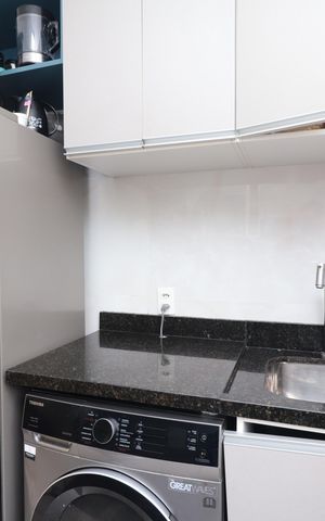 Apartamento para alugar com 36m², 2 quartos e 1 vagaCozinha e Área de Serviço