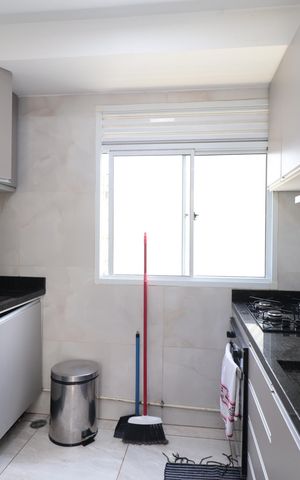 Apartamento para alugar com 36m², 2 quartos e 1 vagaCozinha e Área de Serviço