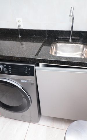 Apartamento para alugar com 36m², 2 quartos e 1 vagaCozinha e Área de Serviço