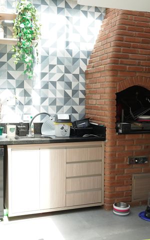 Casa à venda com 140m², 2 quartos e 1 vagaÁrea gourmet