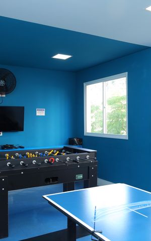 Apartamento para alugar com 45m², 2 quartos e 1 vagaÁrea comum - Sala de jogos