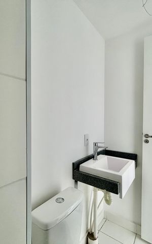 Studio à venda com 50m², 1 quarto e sem vaga Studio à venda com 50m², 1 quarto e sem vagaBanheiro
