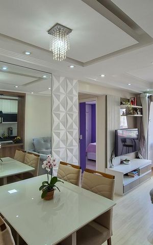 Apartamento à venda com 53m², 2 quartos e 1 vaga Apartamento à venda com 53m², 2 quartos e 1 vagaSala