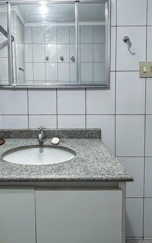 Apartamento à venda com 110m², 3 quartos e 1 vaga Apartamento à venda com 110m², 3 quartos e 1 vagaBanheiro Social