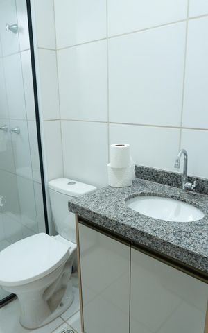 Apartamento para alugar com 62m², 2 quartos e 1 vaga Apartamento para alugar com 62m², 2 quartos e 1 vagaBanheiro