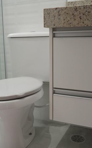 Casa de condomínio para alugar com 63m², 2 quartos e 1 vagaBanheiro