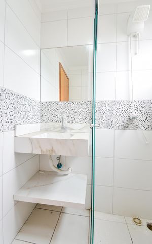 Apartamento à venda com 84m², 2 quartos e 1 vagaBanheiro Social