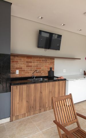 Apartamento à venda com 24m², 1 quarto e sem vaga Apartamento à venda com 24m², 1 quarto e sem vagaÁrea comum - Churrasqueira