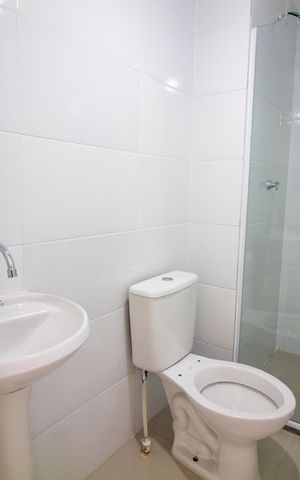 Apartamento à venda com 24m², 1 quarto e sem vaga Apartamento à venda com 24m², 1 quarto e sem vagaBanheiro