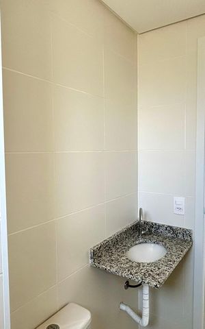 Apartamento à venda com 55m², 2 quartos e 1 vaga Apartamento à venda com 55m², 2 quartos e 1 vagaBanheiro 1