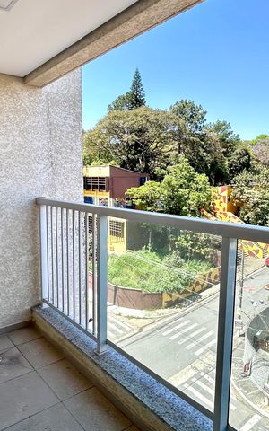 Apartamento à venda com 55m², 2 quartos e 1 vaga Apartamento à venda com 55m², 2 quartos e 1 vagaVaranda da Sala