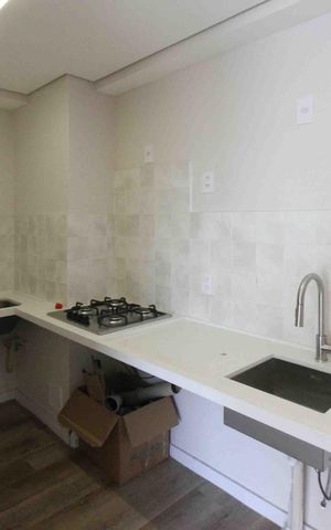 Apartamento para alugar com 38m², 2 quartos e 1 vaga Apartamento para alugar com 38m², 2 quartos e 1 vagaCozinha e Área de Serviço
