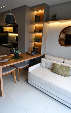 Apartamento para alugar com 41m², 1 quarto e 1 vaga