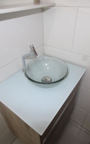 Apartamento para alugar com 35m², 1 quarto e sem vagaBanheiro da Suíte