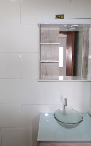 Apartamento para alugar com 35m², 1 quarto e sem vagaBanheiro da Suíte