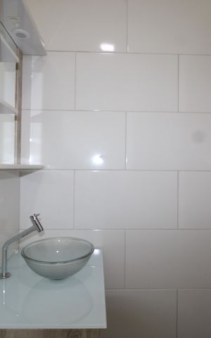 Apartamento para alugar com 35m², 1 quarto e sem vagaBanheiro da Suíte