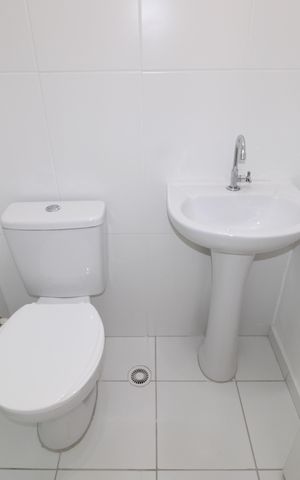 Apartamento para alugar com 26m², 1 quarto e sem vagaBanheiro da Suíte