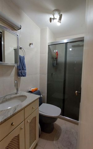 Studio para alugar com 37m², 1 quarto e 1 vagaBanheiro social