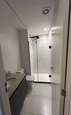 Apartamento para alugar com 44m², 2 quartos e 1 vagaBanheiro 2