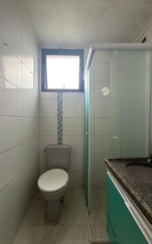 Apartamento à venda com 55m², 2 quartos e 1 vaga Apartamento à venda com 55m², 2 quartos e 1 vagaBanheiro Social