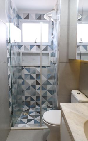 Apartamento para alugar com 90m², 3 quartos e 2 vagasBanheiro Social