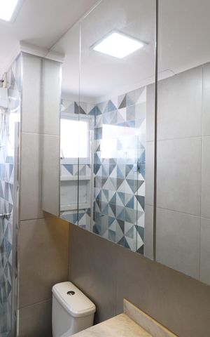 Apartamento para alugar com 90m², 3 quartos e 2 vagasBanheiro Social