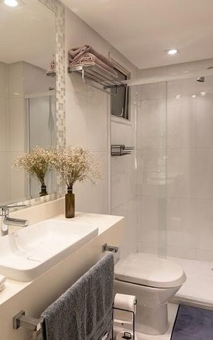 Apartamento para alugar com 55m², 1 quarto e 1 vaga Apartamento para alugar com 55m², 1 quarto e 1 vagaBanheiro