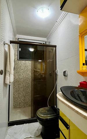 Apartamento à venda com 79m², 2 quartos e 2 vagas Apartamento à venda com 79m², 2 quartos e 2 vagasBanheiro