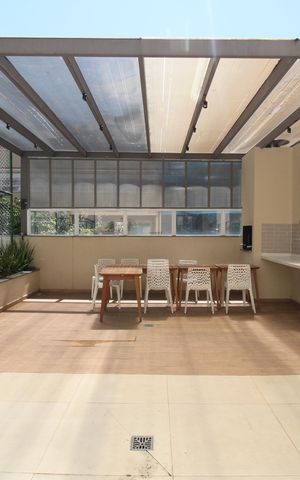 Apartamento para alugar com 37m², 2 quartos e 1 vagaÁrea comum - Churrasqueira