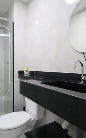 Apartamento para alugar com 37m², 2 quartos e 1 vagaBanheiro