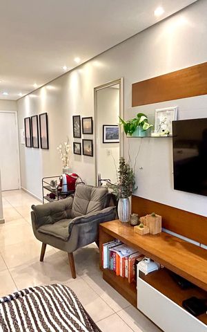 Apartamento à venda com 58m², 2 quartos e 1 vaga
