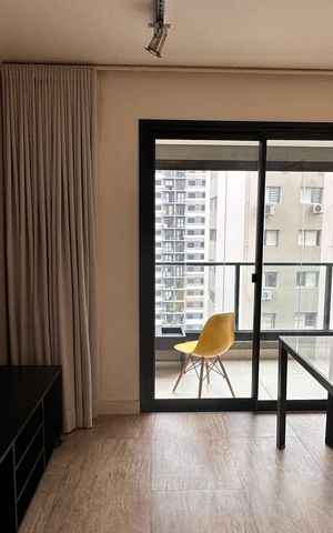 Studio para alugar com 37m², 1 quarto e 1 vaga