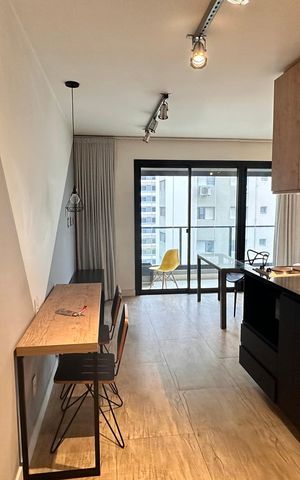 Studio para alugar com 37m², 1 quarto e 1 vaga