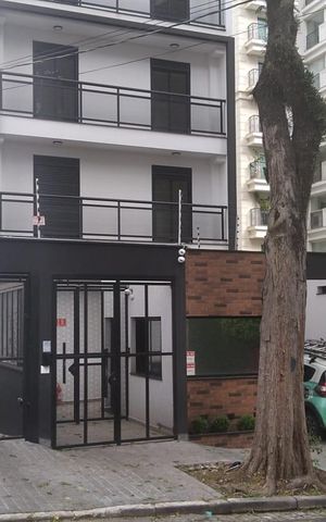 Apartamento para alugar com 42m², 2 quartos e 1 vaga Apartamento para alugar com 42m², 2 quartos e 1 vagaFachada