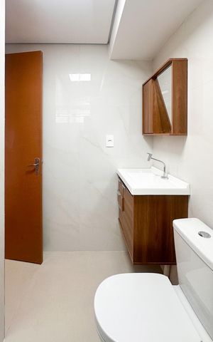 Apartamento à venda com 45m², 2 quartos e 1 vaga Apartamento à venda com 45m², 2 quartos e 1 vagaBanheiro Social