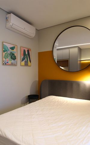 Studio para alugar com 27m², 1 quarto e sem vagaSala/Quarto