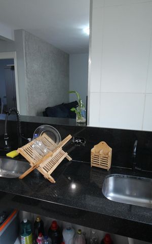 Apartamento à venda com 52m², 2 quartos e 1 vagaCozinha e Área de Serviço